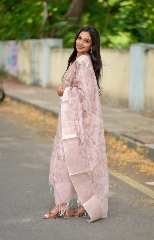 Rose Peach Salwar Suit