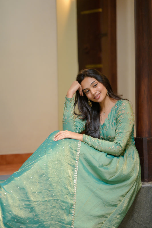 Green Alia cut Suit