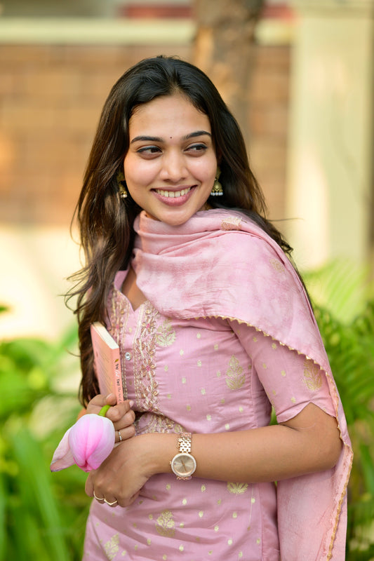 Chanderi Salwar Suit