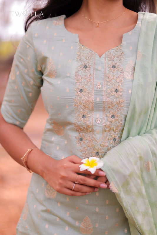 Chanderi Salwar Suit