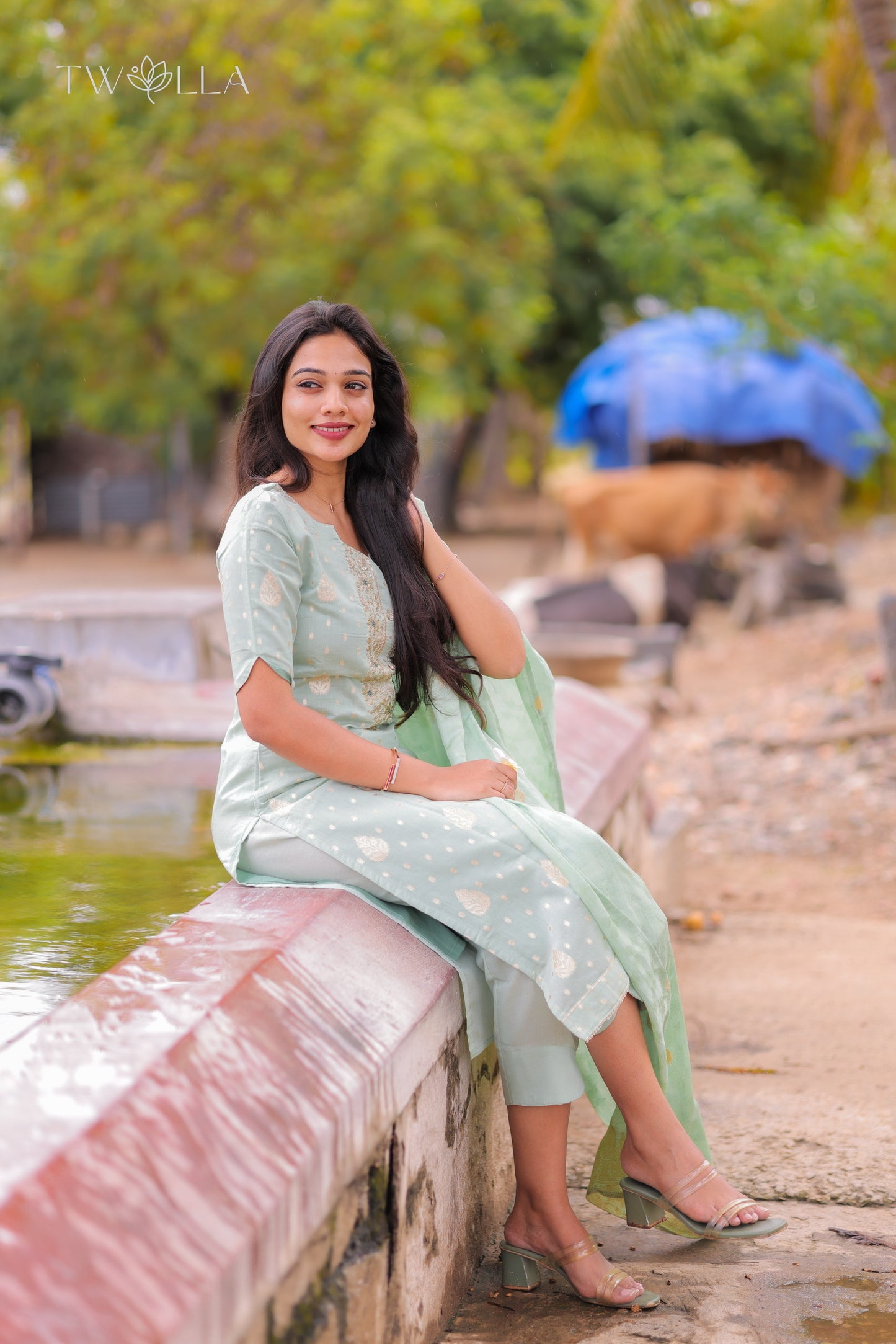 Chanderi Salwar Suit