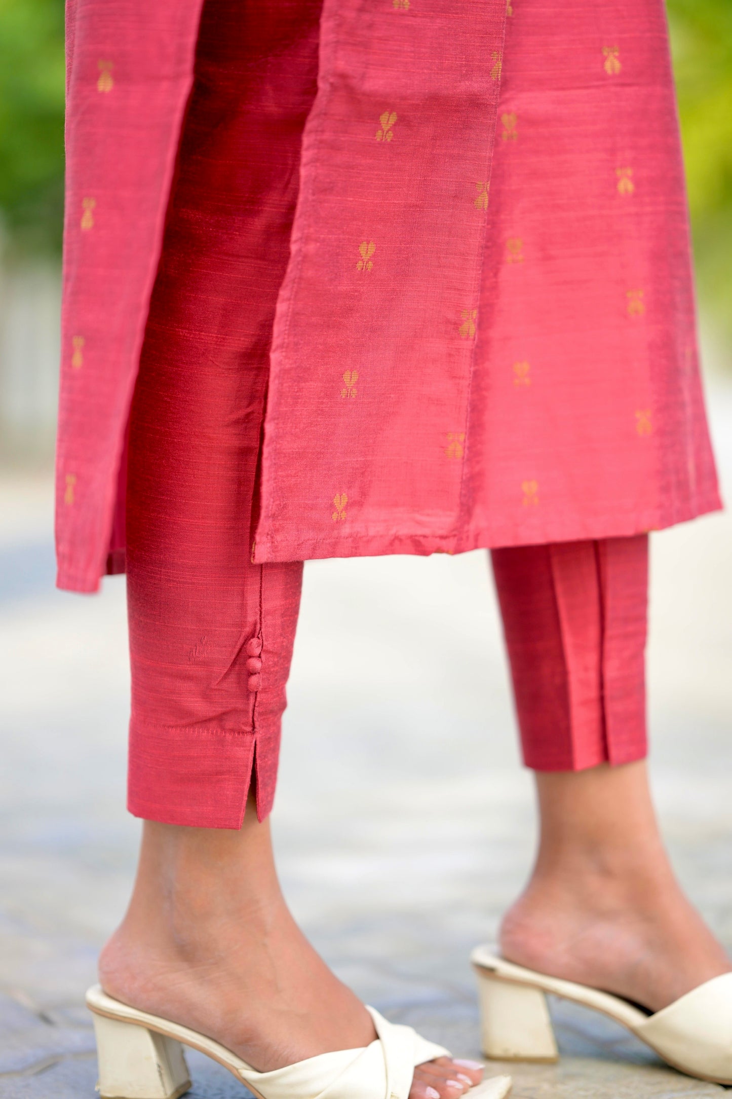 Raw Silk Kurta Set