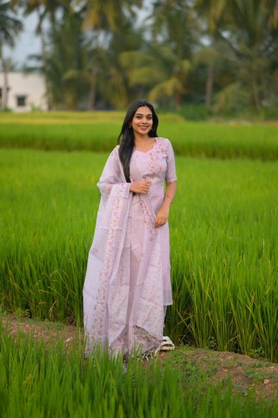 Soft Lilac Salwar Suit