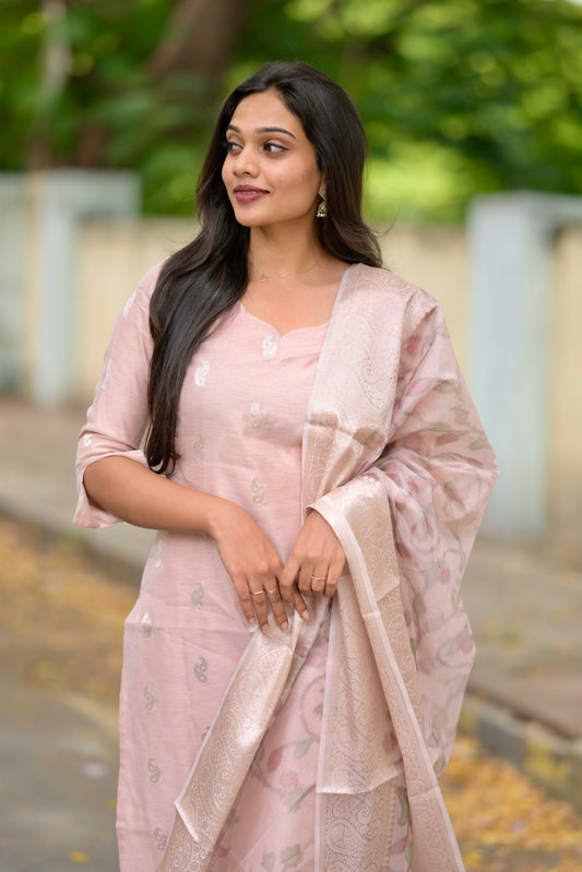 Rose Peach Salwar Suit