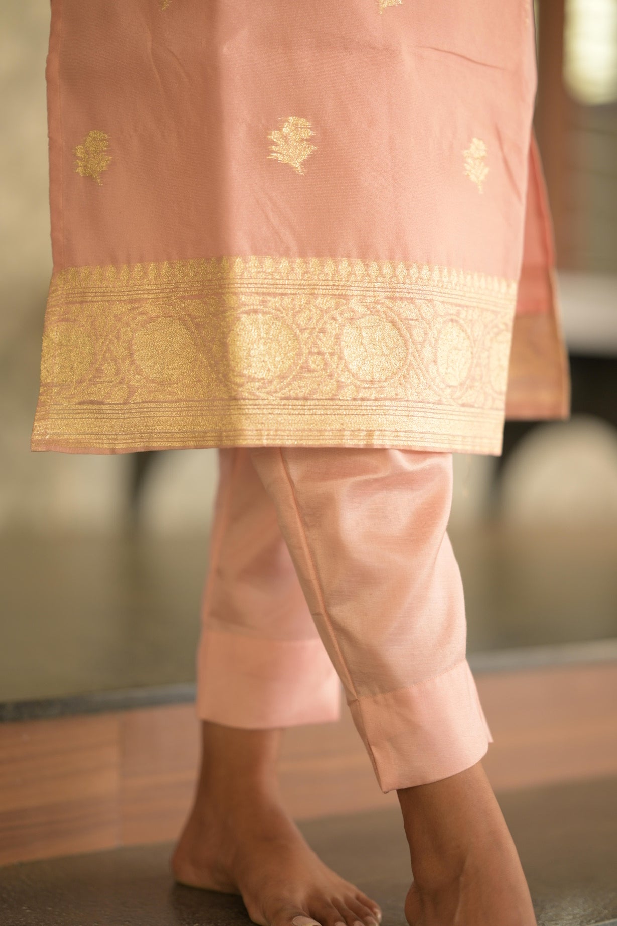 Tissue Brocade Salwar Suit