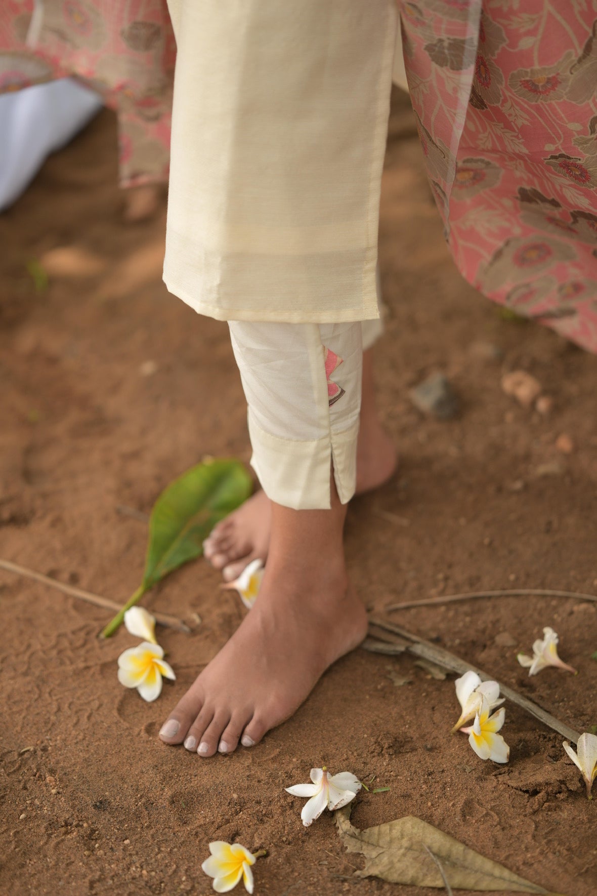 Crème Tissue Salwar Set
