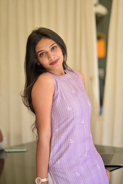 Lilac Kurta
