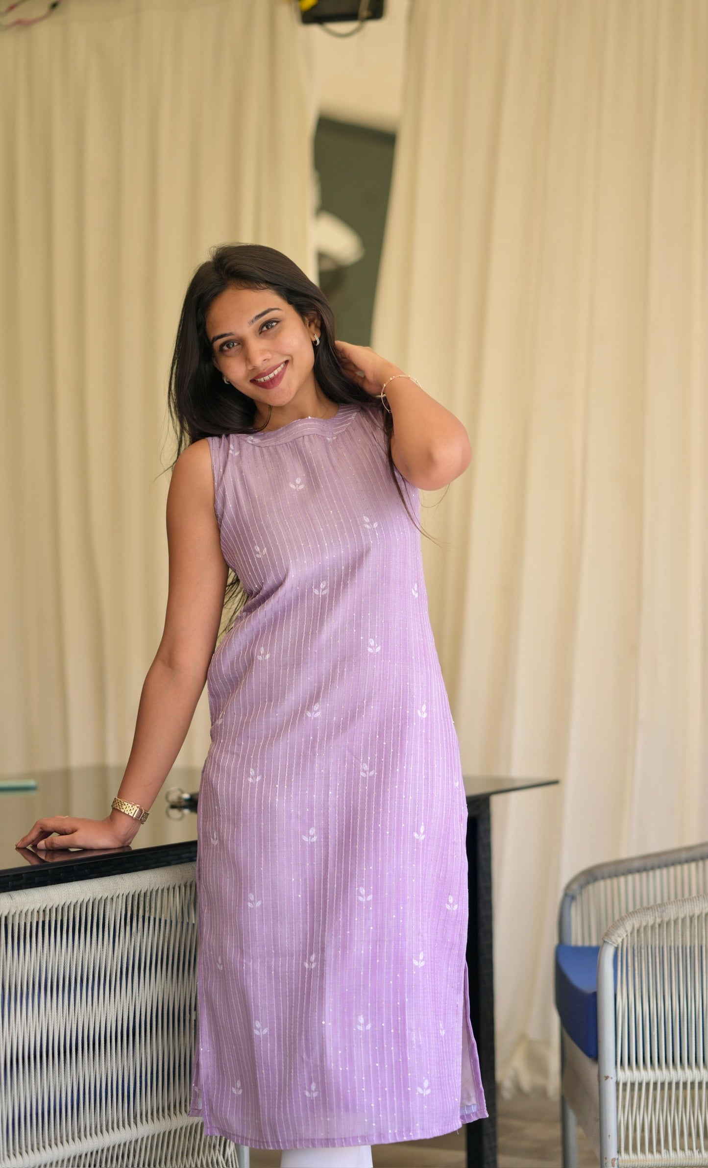 Lilac Kurta