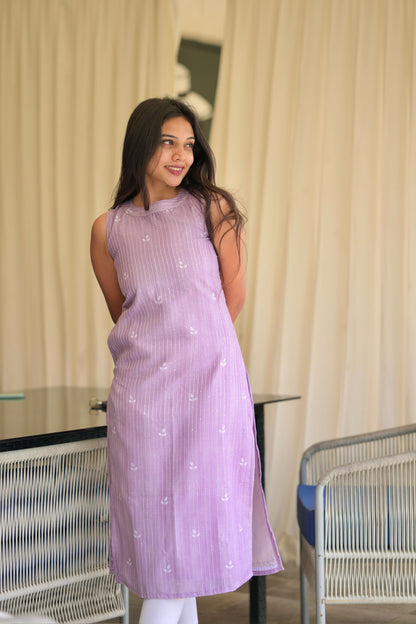 Lilac Kurta