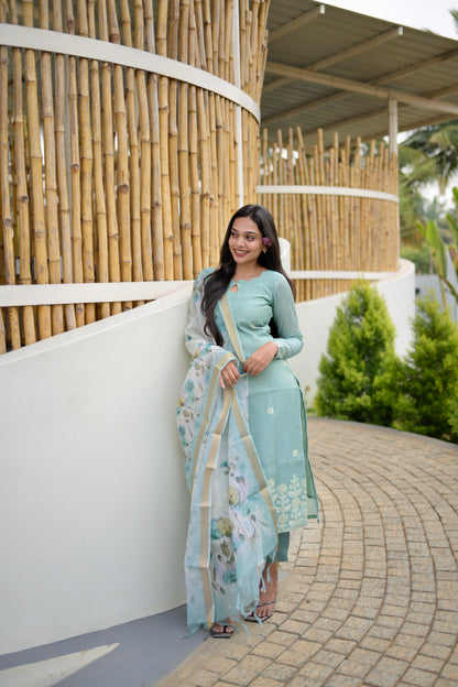 Chanderi Salwar Suit