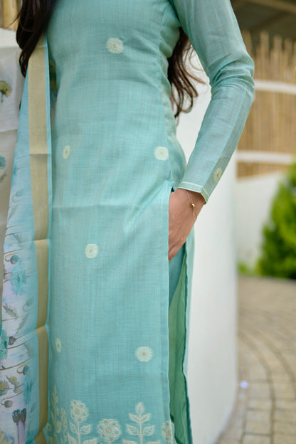 Chanderi Salwar Suit