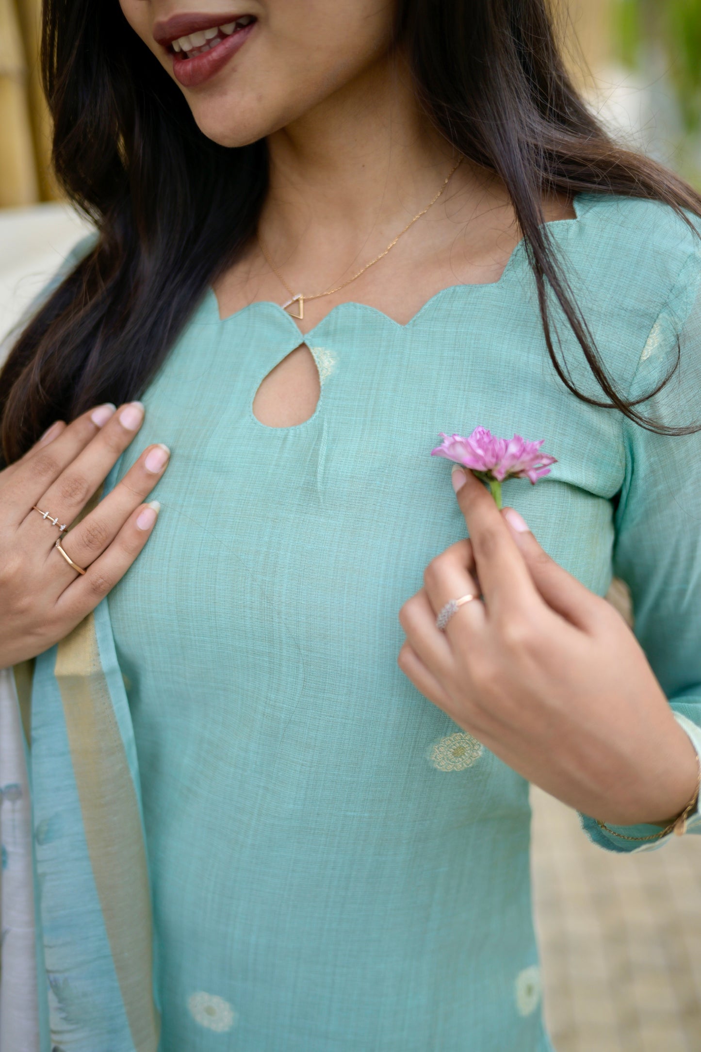 Chanderi Salwar Suit