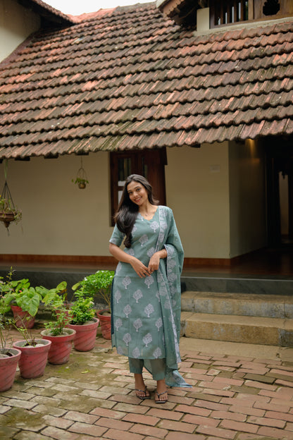 Mul Chanderi Salwar suit