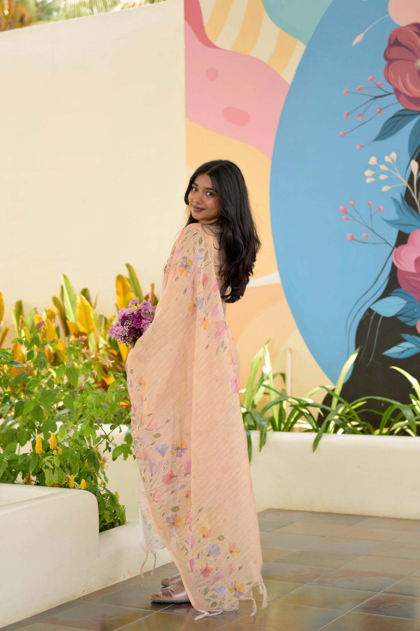 Mustard Linen Salwar