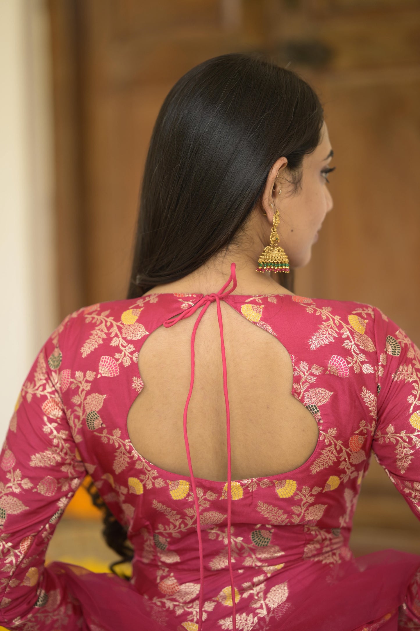Pink Anarkali