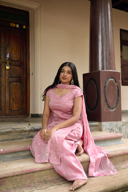 Pink Sharara Suit
