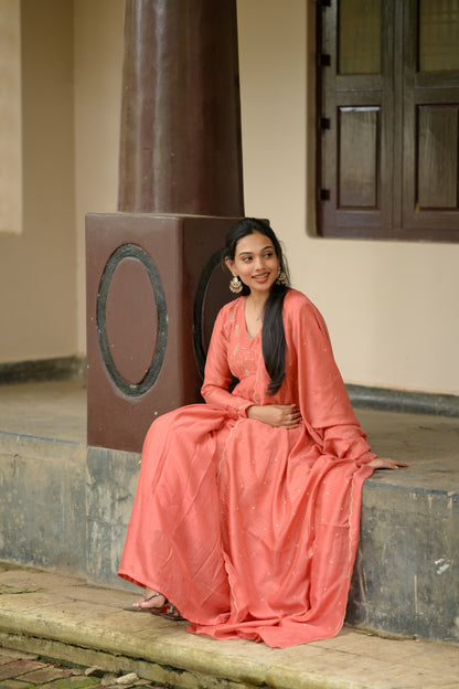 Peach Alia Cut Suit