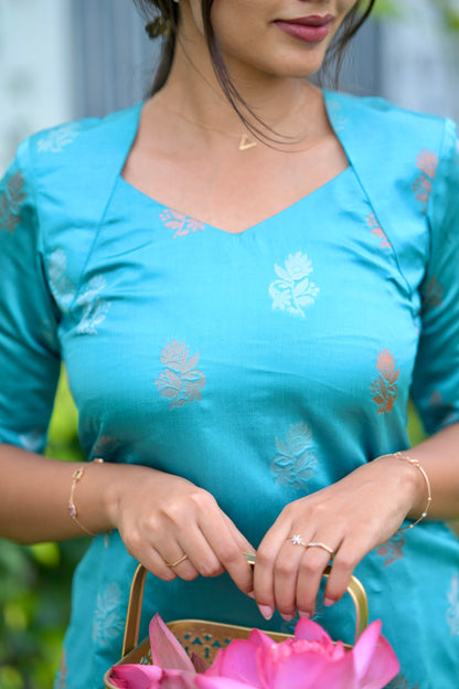Soft Silk Banaras Suit