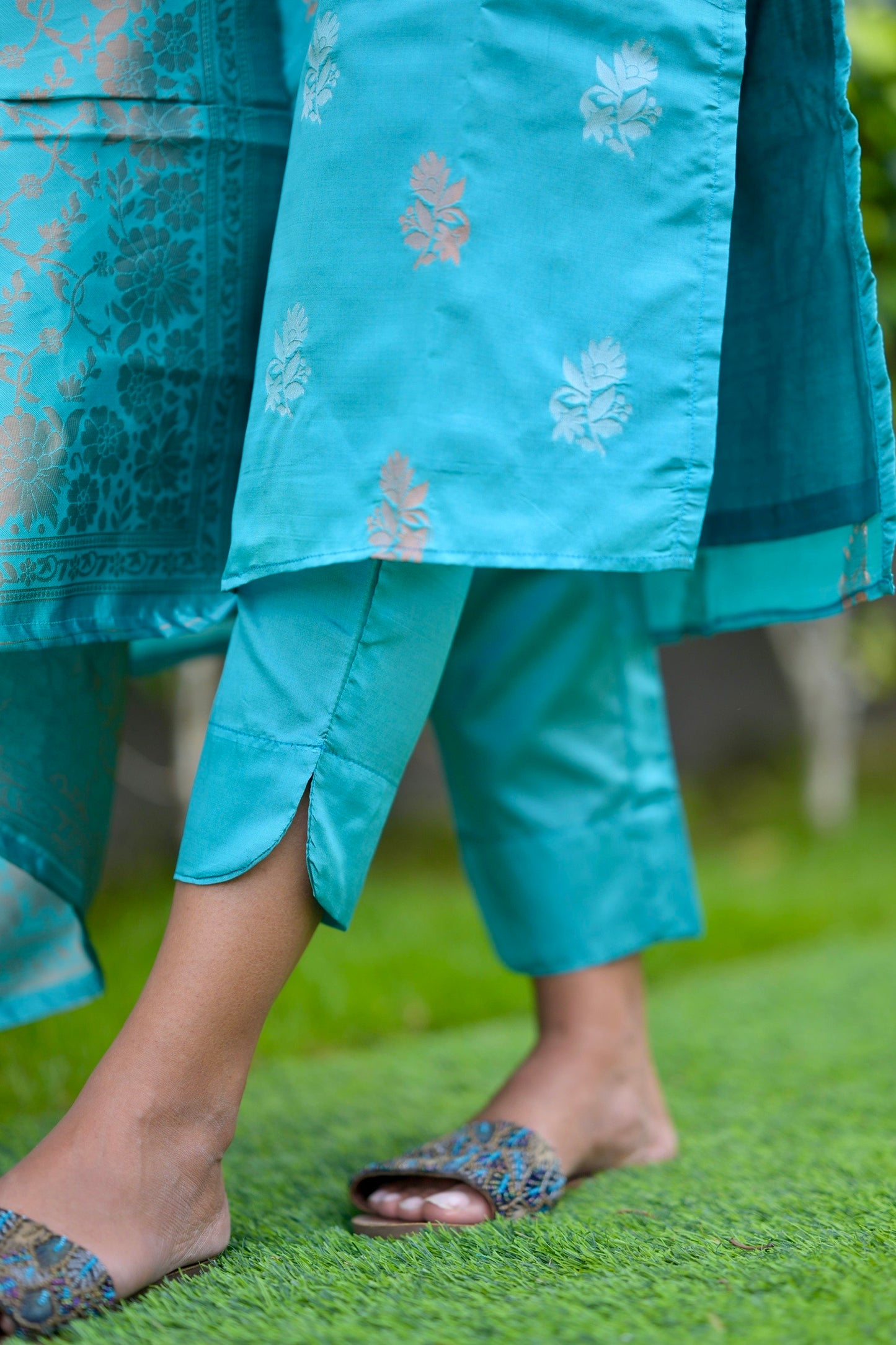 Soft Silk Banaras Suit