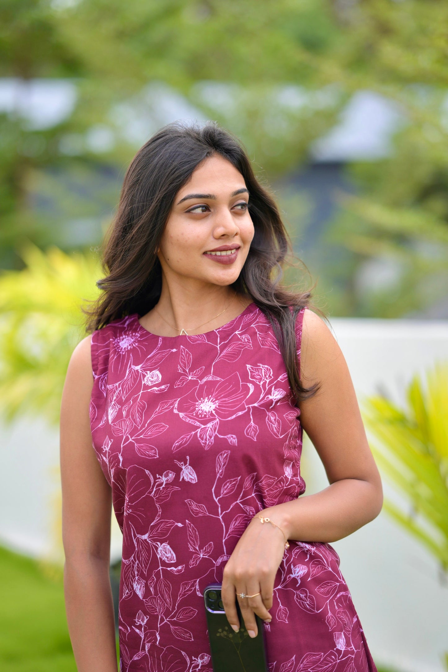 Maroon Modal Dress