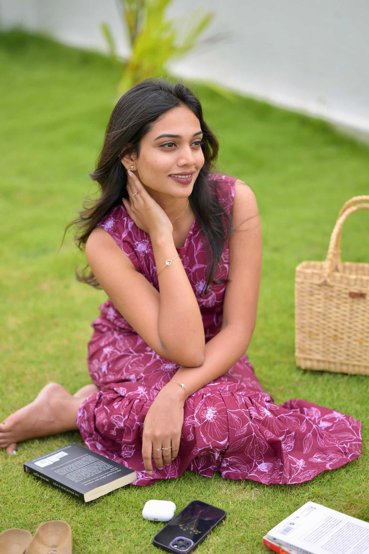 Maroon Modal Dress