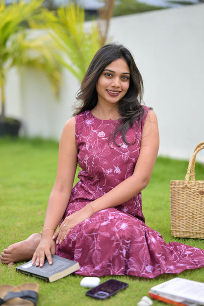Maroon Modal Dress