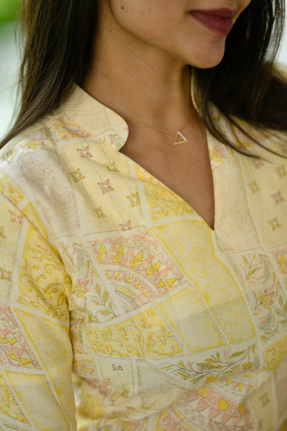 Yellow Modal Coord