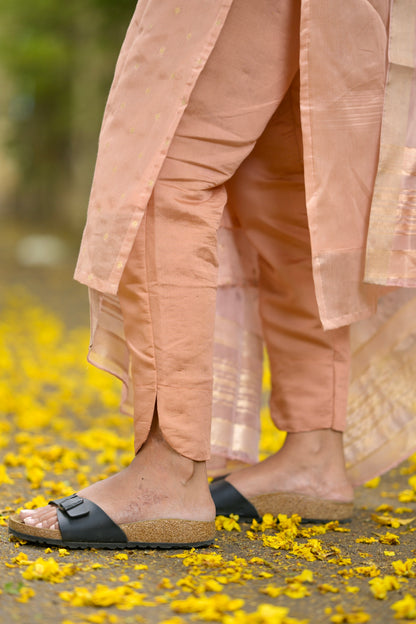 Tissue brocade salwar suit