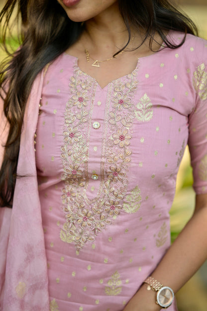 Chanderi Salwar Suit