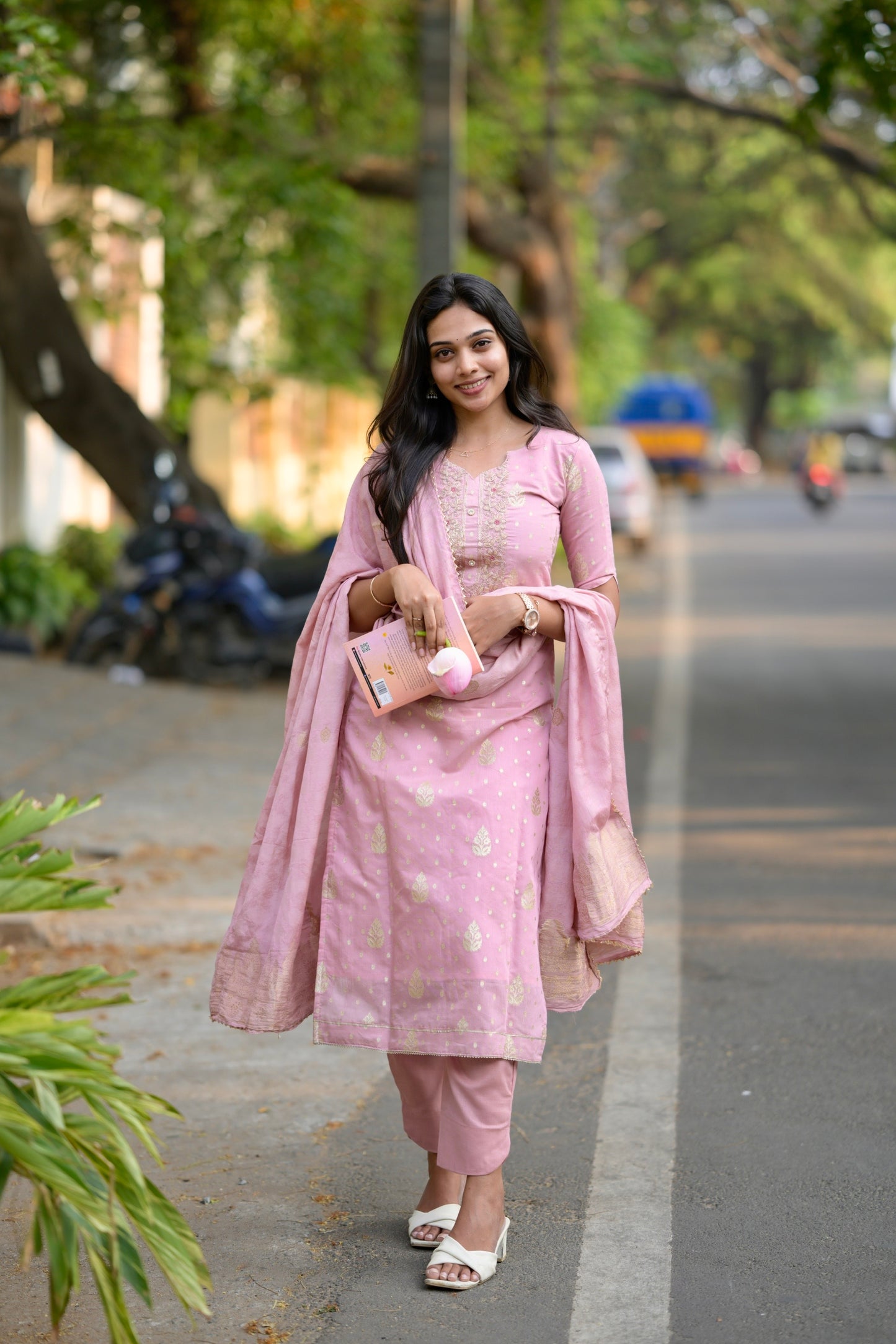 Chanderi Salwar Suit