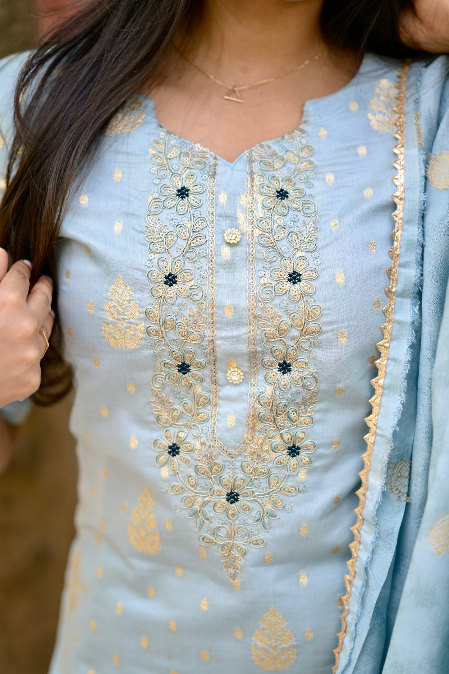 Chanderi Salwar Suit