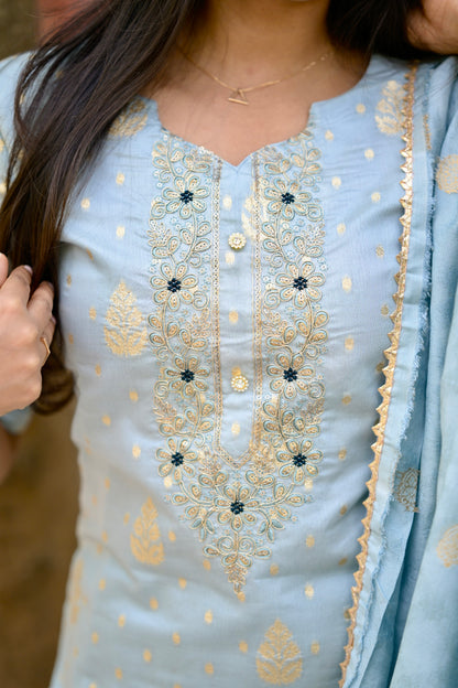 Chanderi Salwar Suit