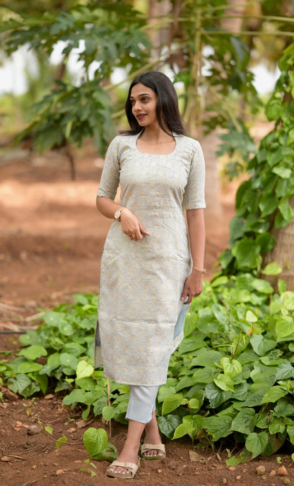 Chanderi Banaras Suit
