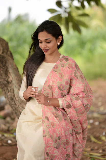 Crème Tissue Salwar Set