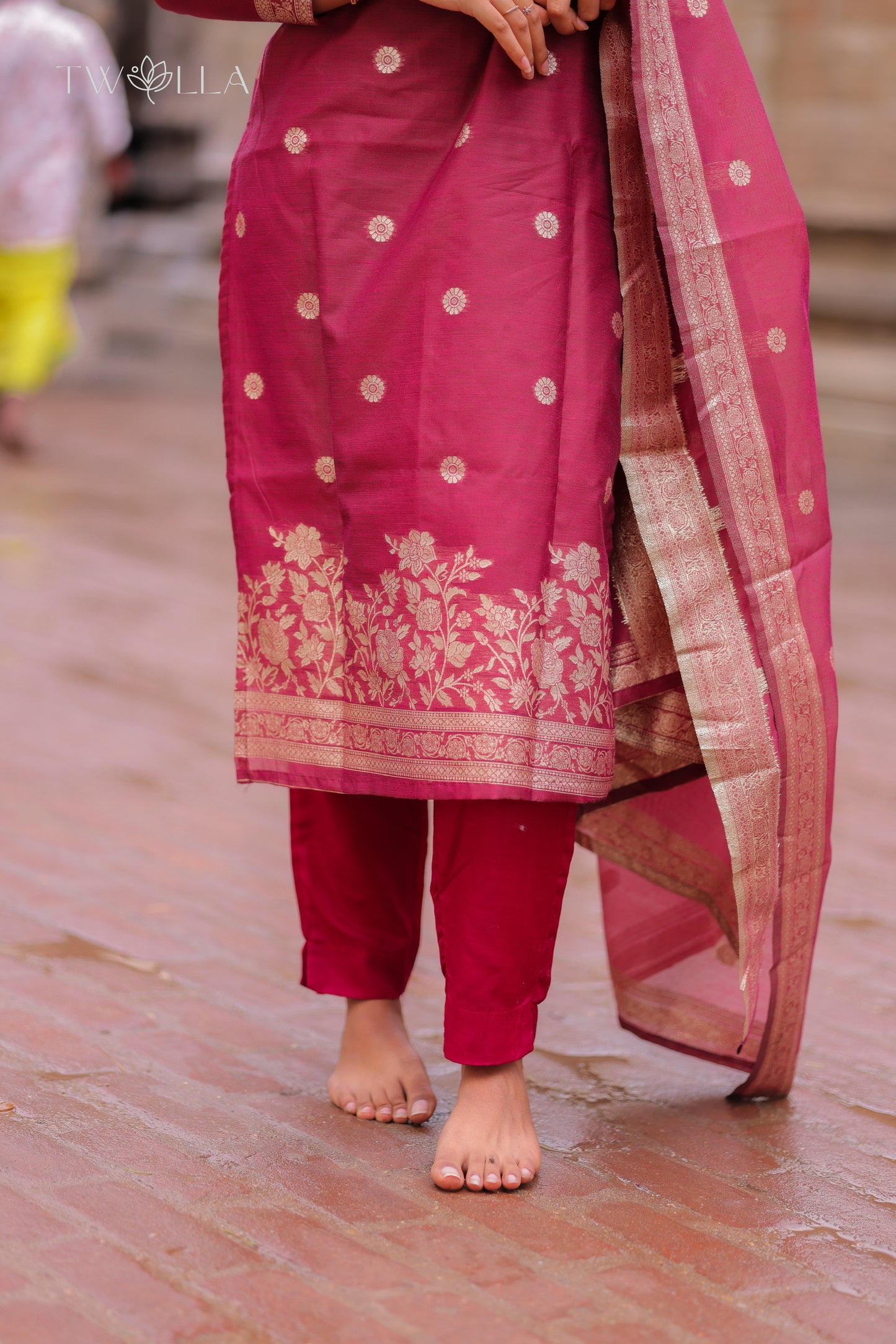 Chanderi Salwar Suit