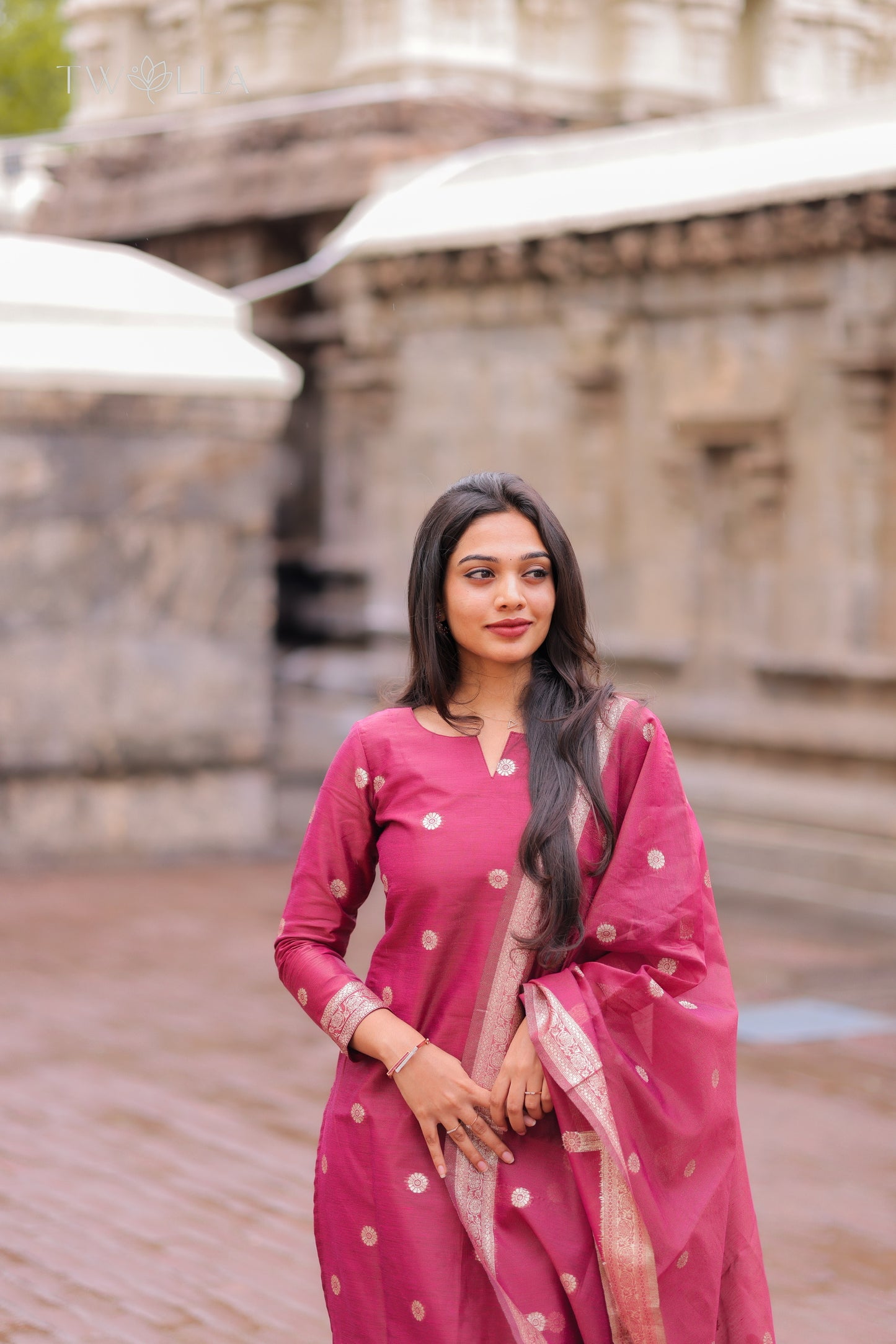 Chanderi Salwar Suit