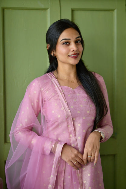 Tissue Brocade Salwar Suit