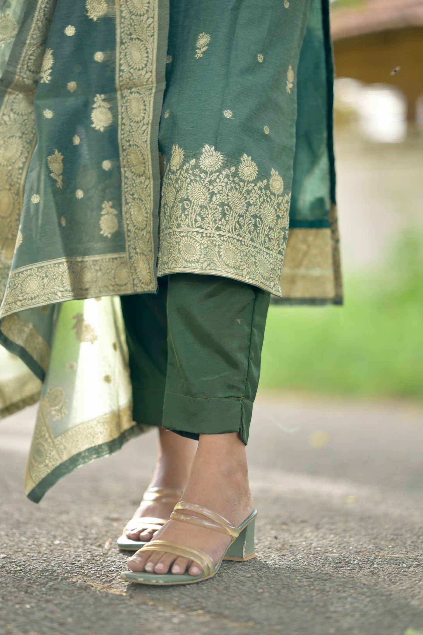 Chanderi Salwar Suit