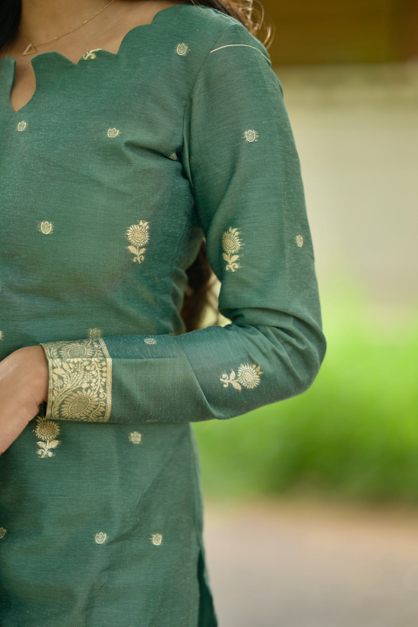 Chanderi Salwar Suit