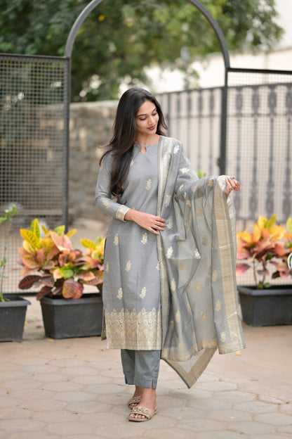 Chanderi Salwar Suit
