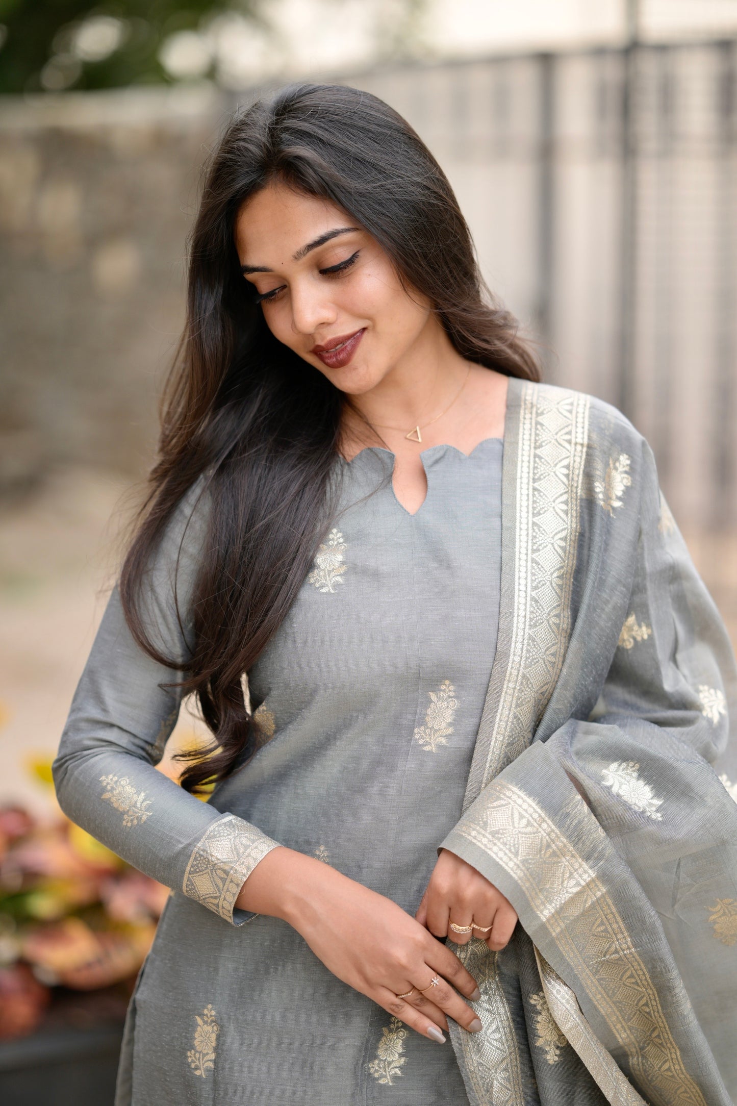 Chanderi Salwar Suit