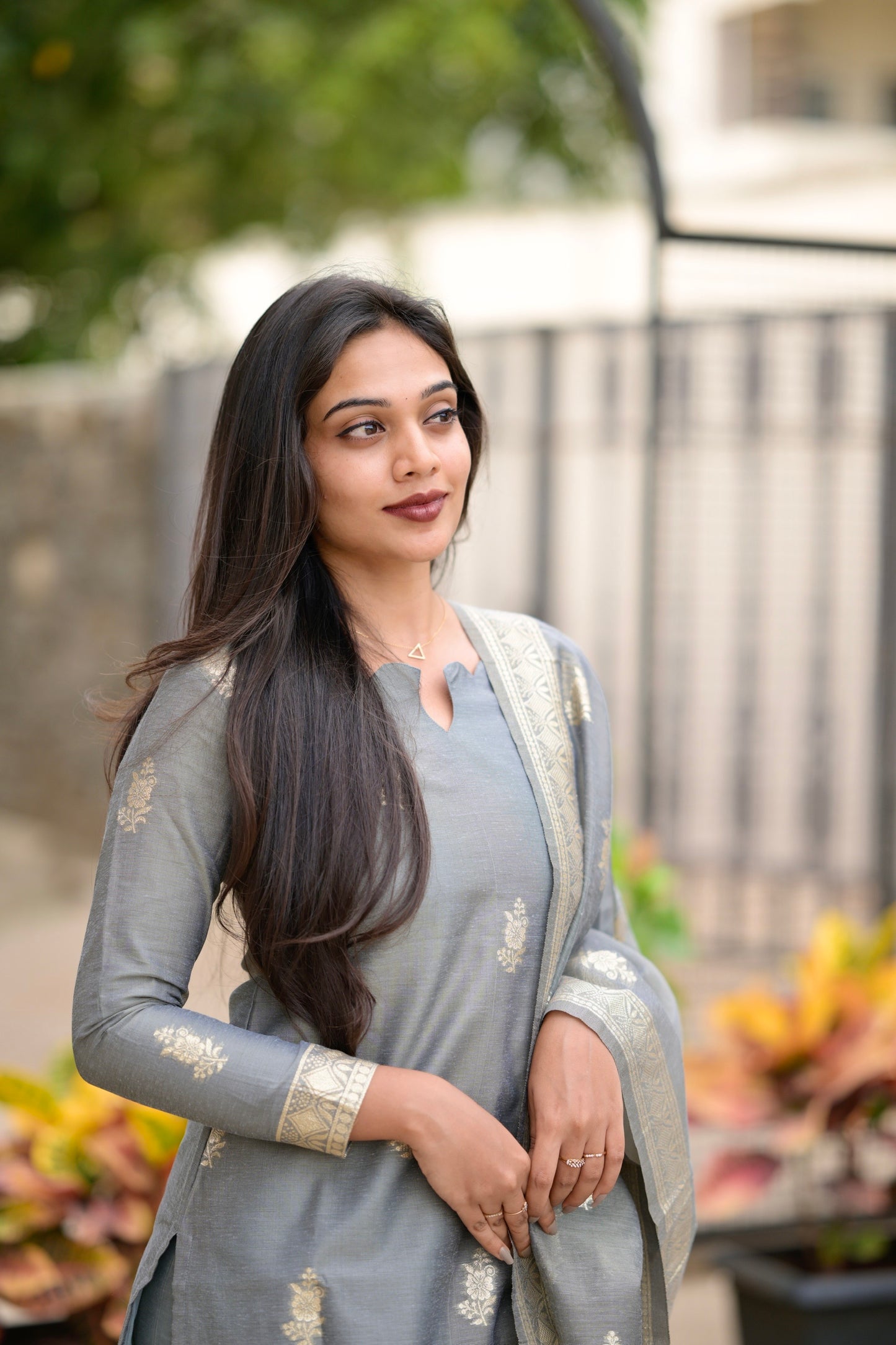 Chanderi Salwar Suit