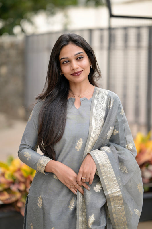 Chanderi Salwar Suit