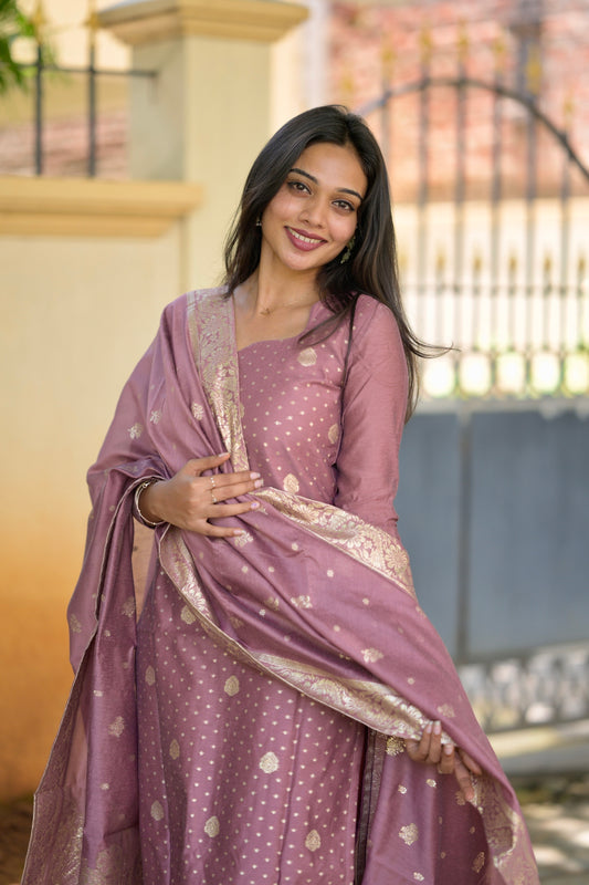 Chanderi Top and Dupatta