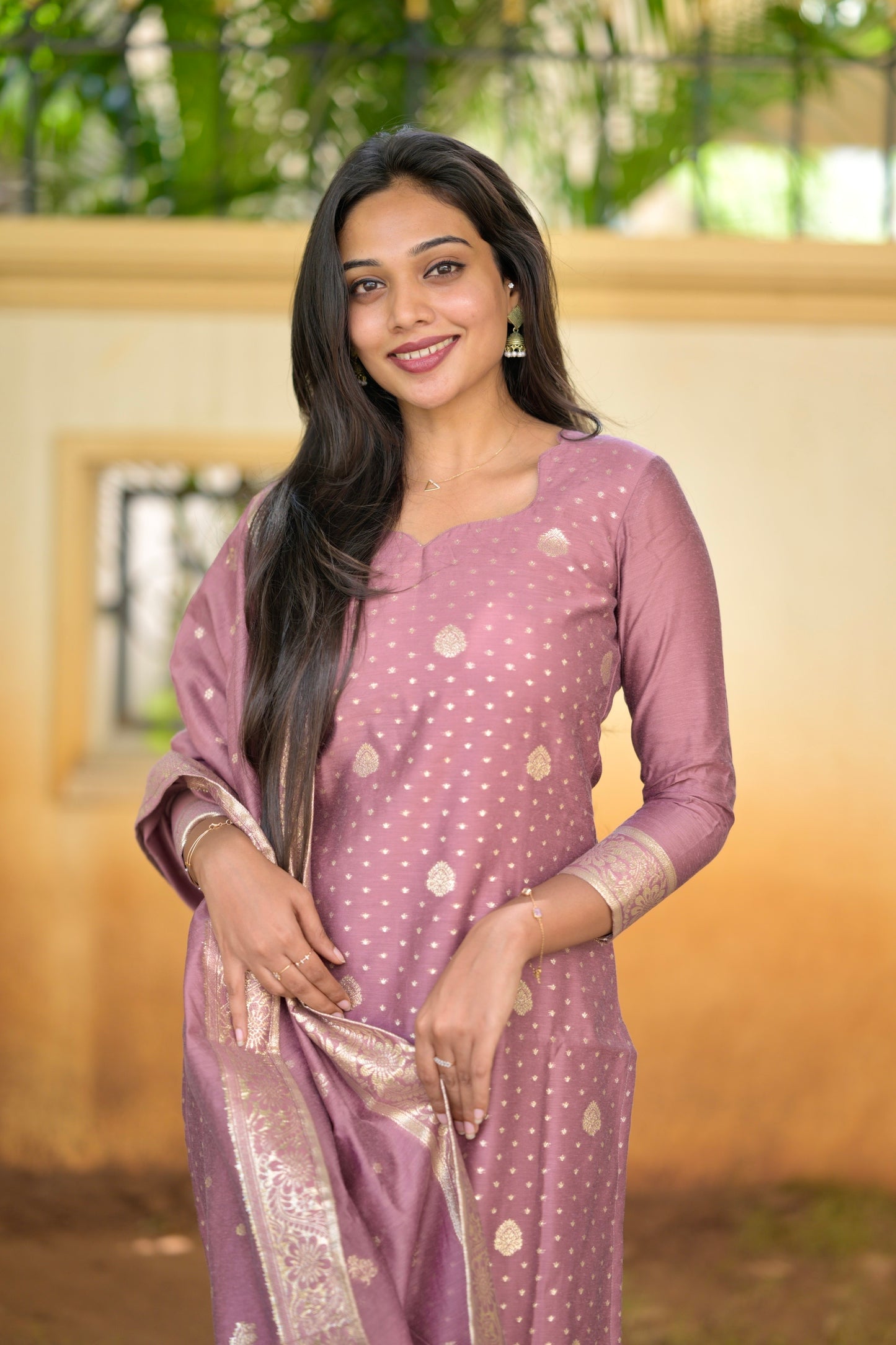 Chanderi Top and Dupatta