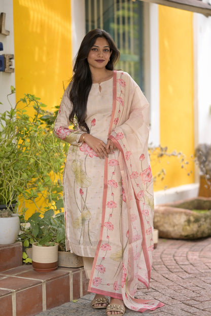 Lotus Tissue Salwar Suit
