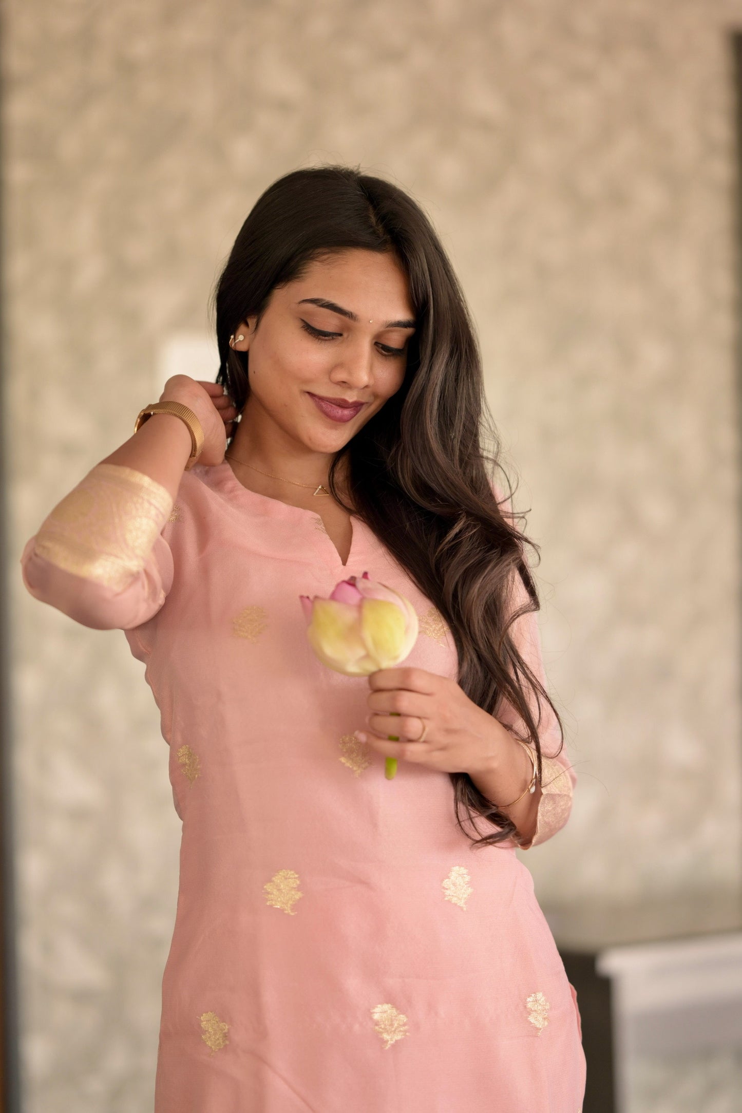 Tissue Brocade Salwar Suit