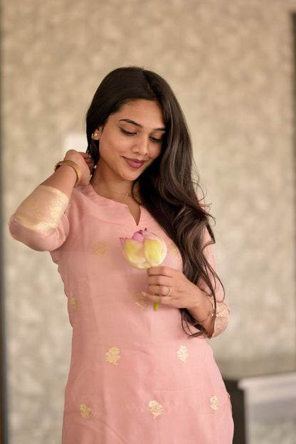 Tissue Brocade Salwar Suit