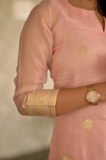 Tissue Brocade Salwar Suit