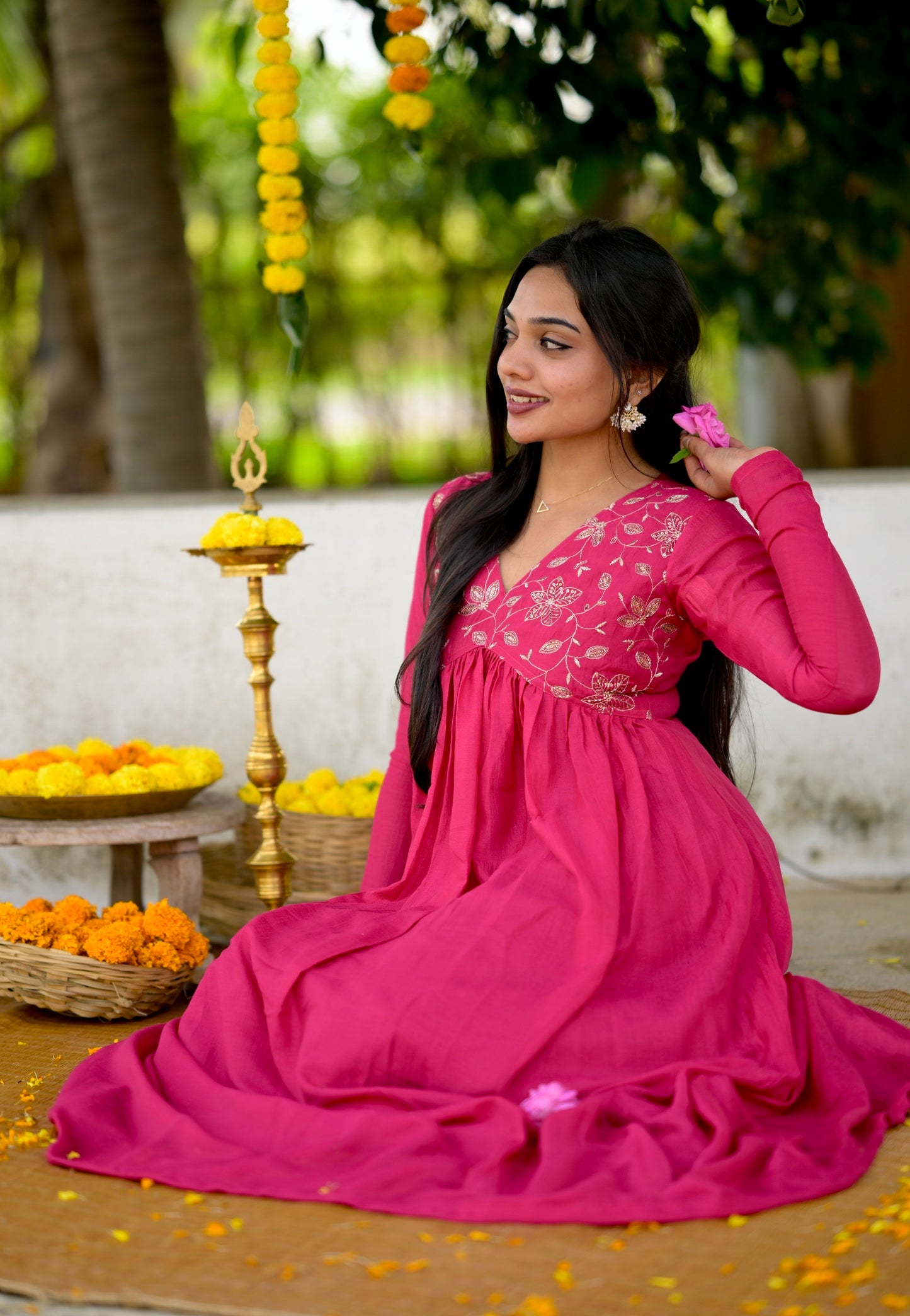 Pink Alia Suit Set
